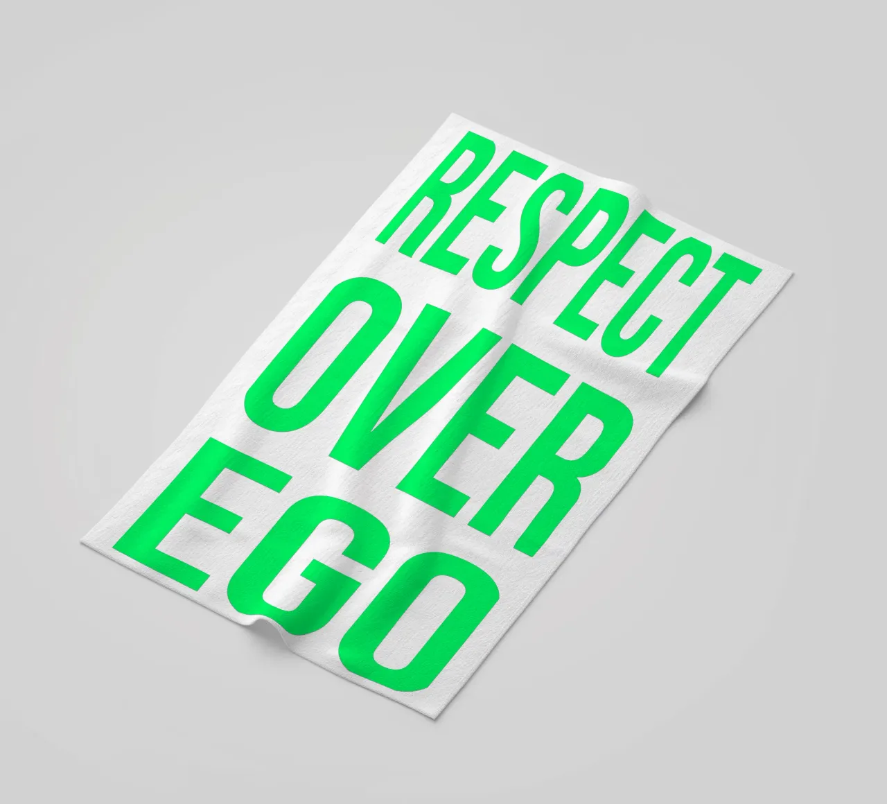 OVER series- bold letters, brave values (5 colors) telo mare da FRICKE DESIGN