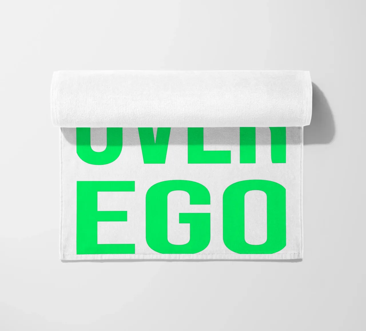 OVER series- bold letters, brave values (5 colors) telo mare da FRICKE DESIGN