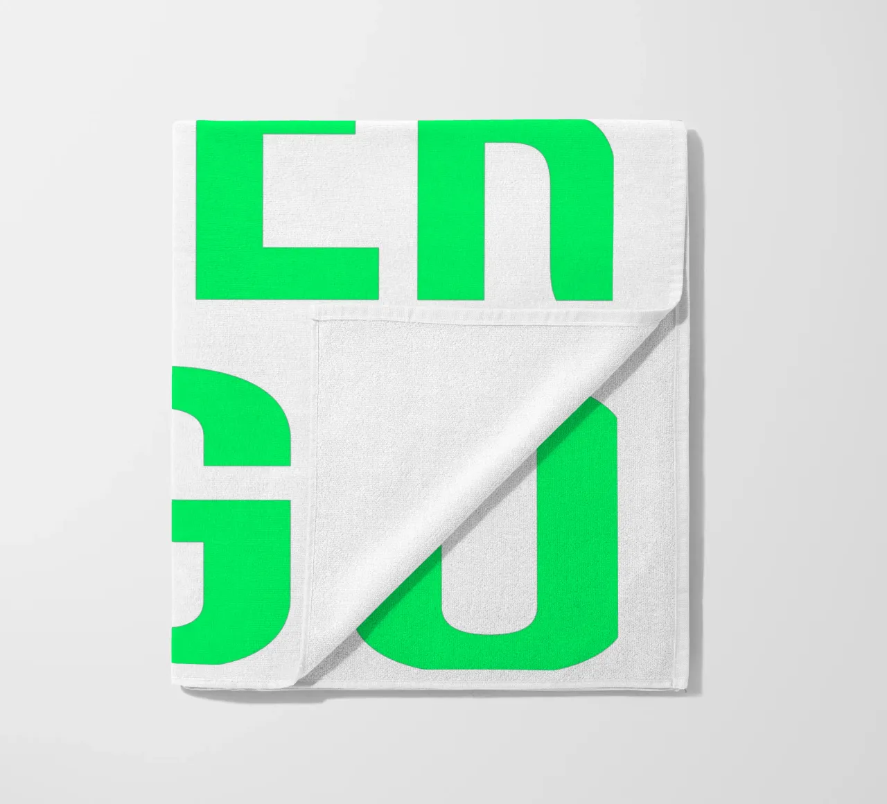 OVER series- bold letters, brave values (5 colors) telo mare da FRICKE DESIGN