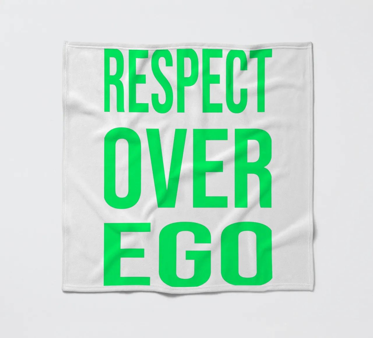 OVER series- bold letters, brave values (5 colors) coperta in pile da FRICKE DESIGN