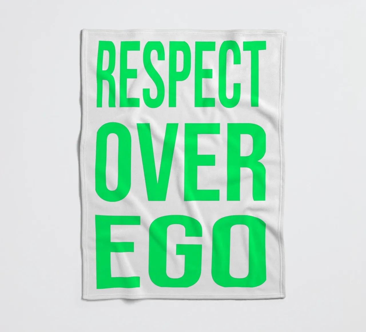 OVER series- bold letters, brave values (5 colors) coperta in pile da FRICKE DESIGN