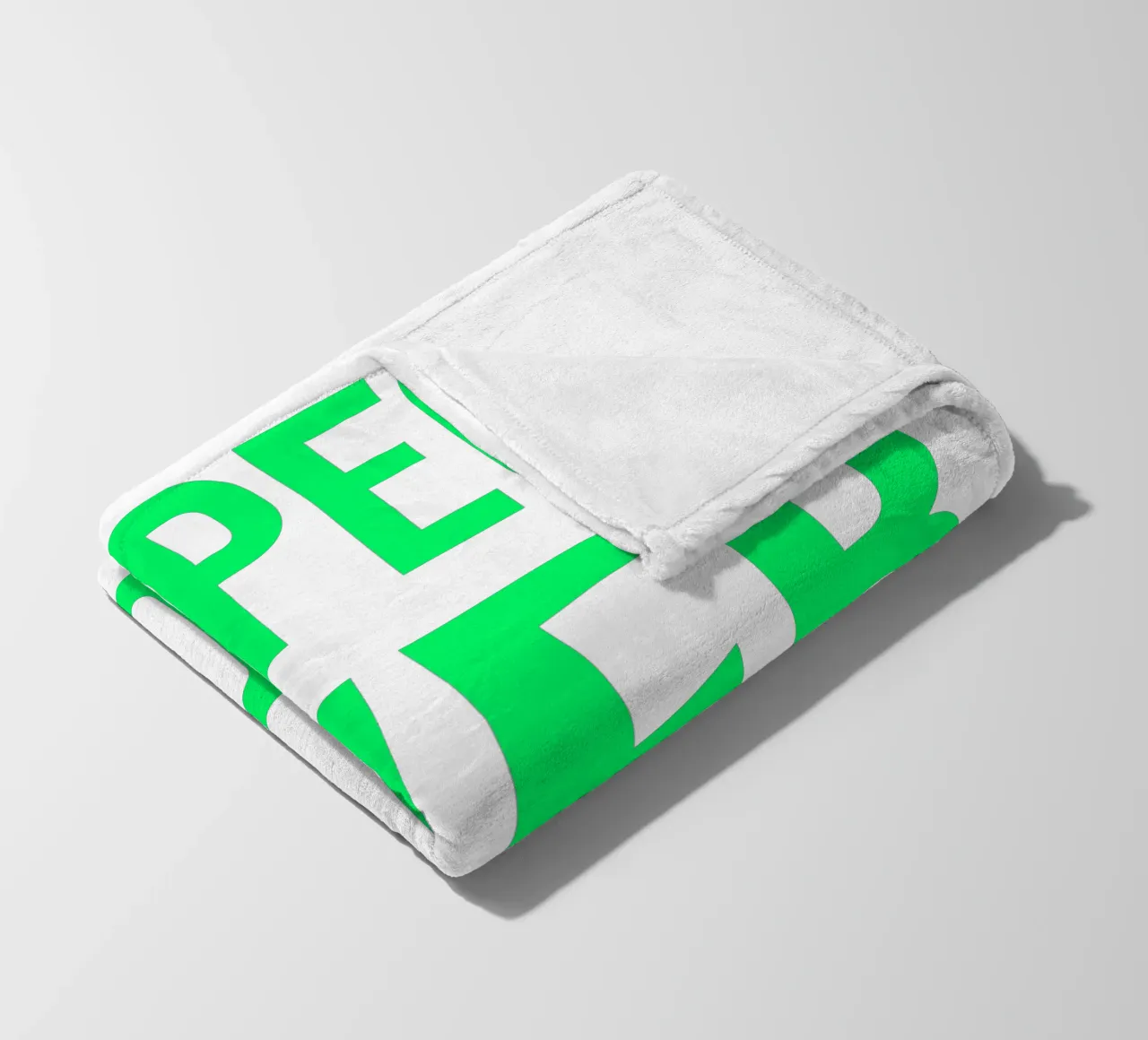 OVER series- bold letters, brave values (5 colors) coperta in pile da FRICKE DESIGN