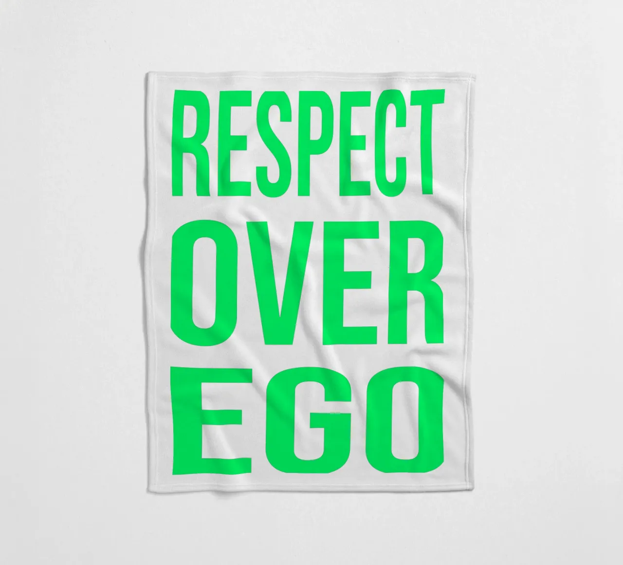 OVER series- bold letters, brave values (5 colors) coperta in pile da FRICKE DESIGN