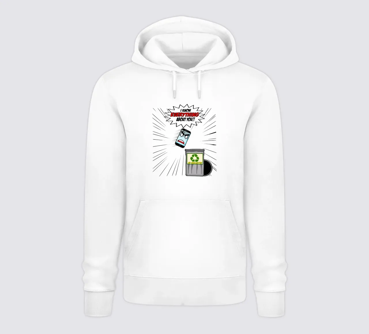 Telefono divertente Sarcasmo Umorismo Tech Geek Design felpa con cappuccio da sillyindustries
