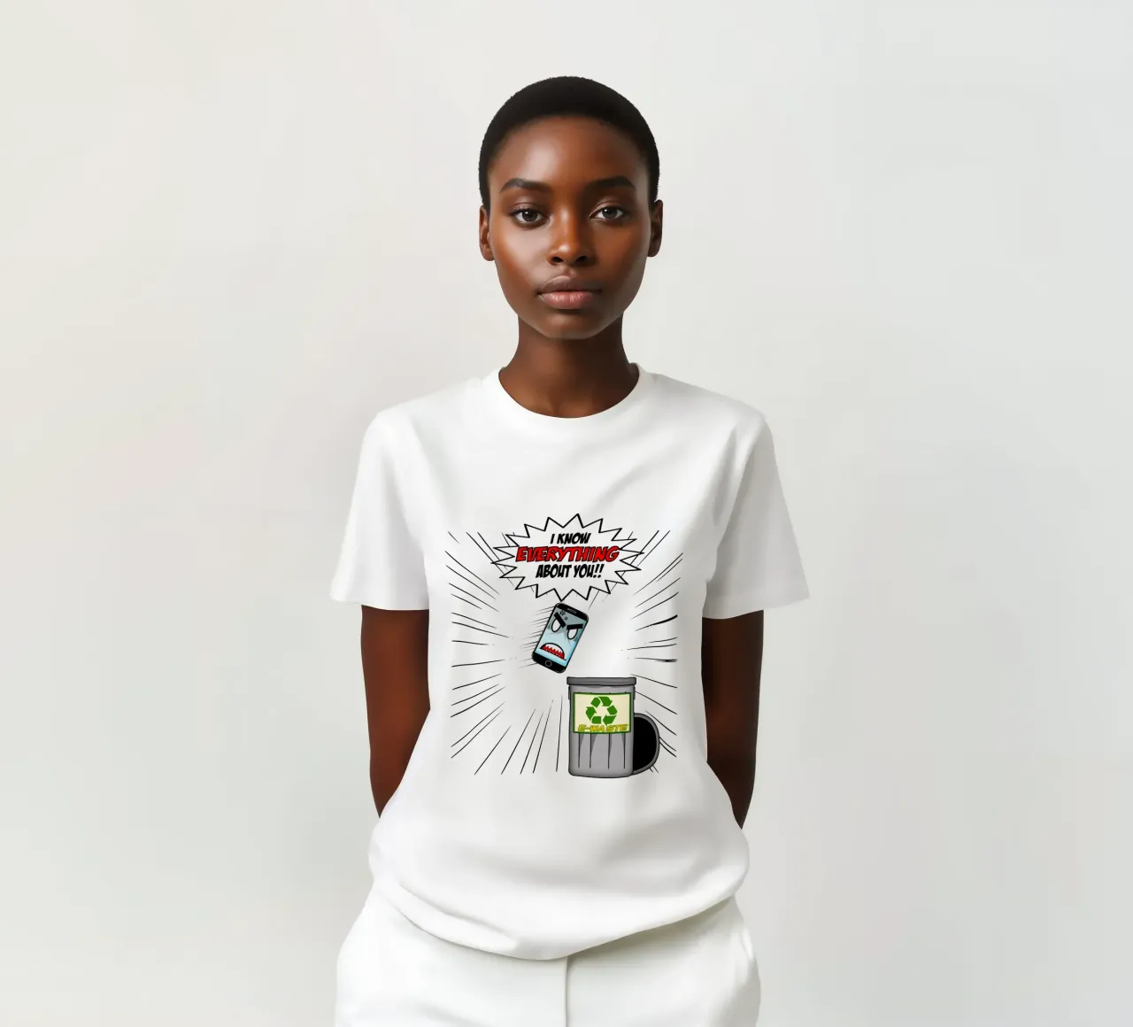 Telefono divertente Sarcasmo Umorismo Tech Geek Design t-shirt da sillyindustries