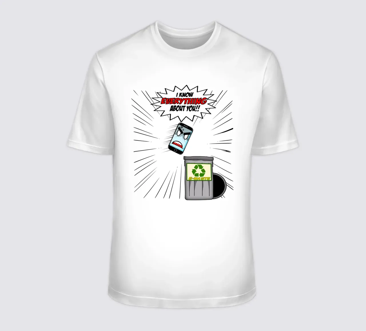 Telefono divertente Sarcasmo Umorismo Tech Geek Design t-shirt da sillyindustries
