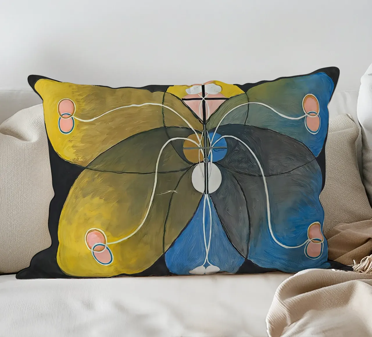 Hilma af Klint - Evoluzione n. 9 Gruppo VI cuscino da William Store
