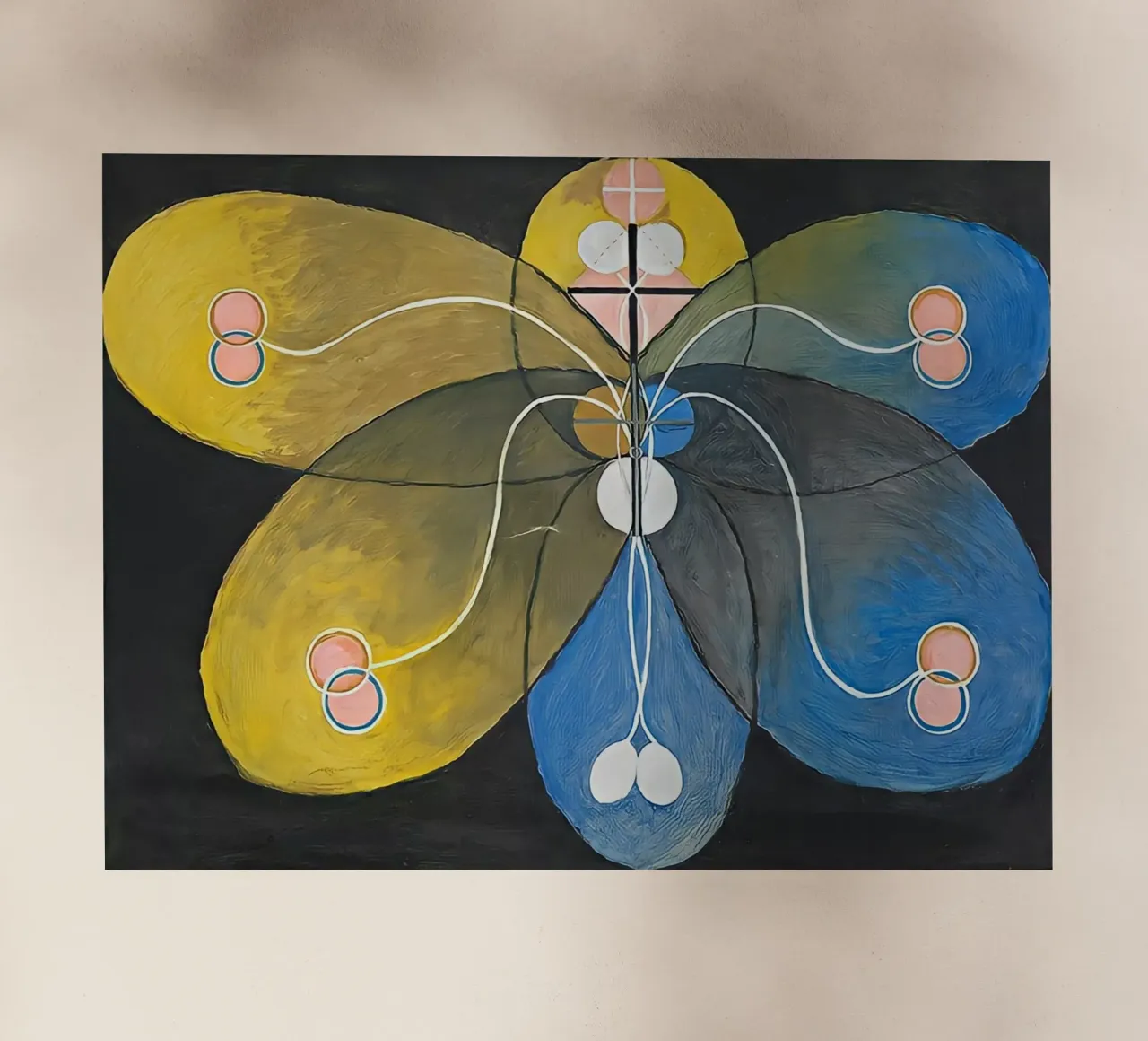 Hilma af Klint - Evoluzione n. 9 Gruppo VI pellicola backlit da William Store