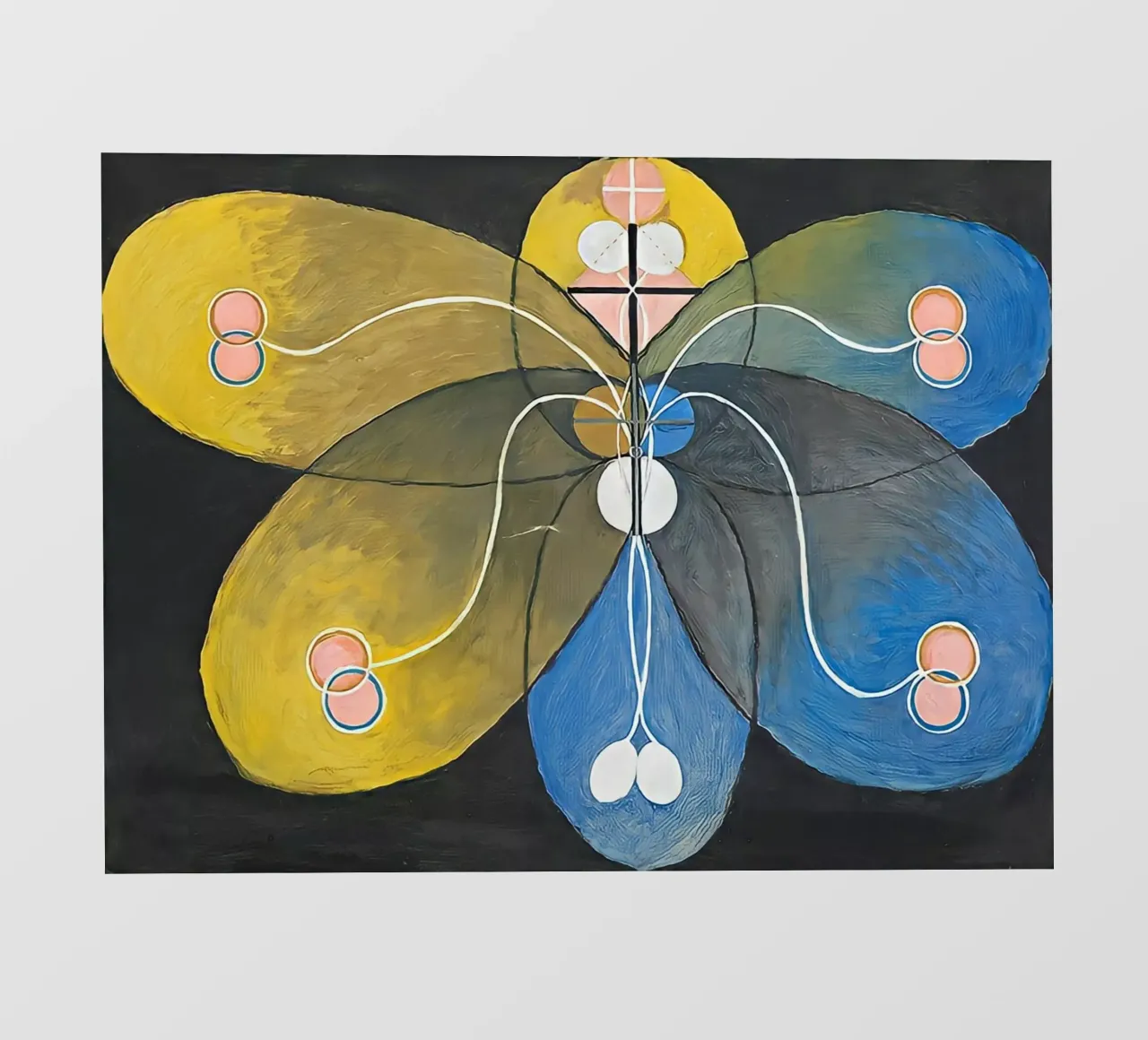 Hilma af Klint - Evoluzione n. 9 Gruppo VI pellicola backlit da William Store
