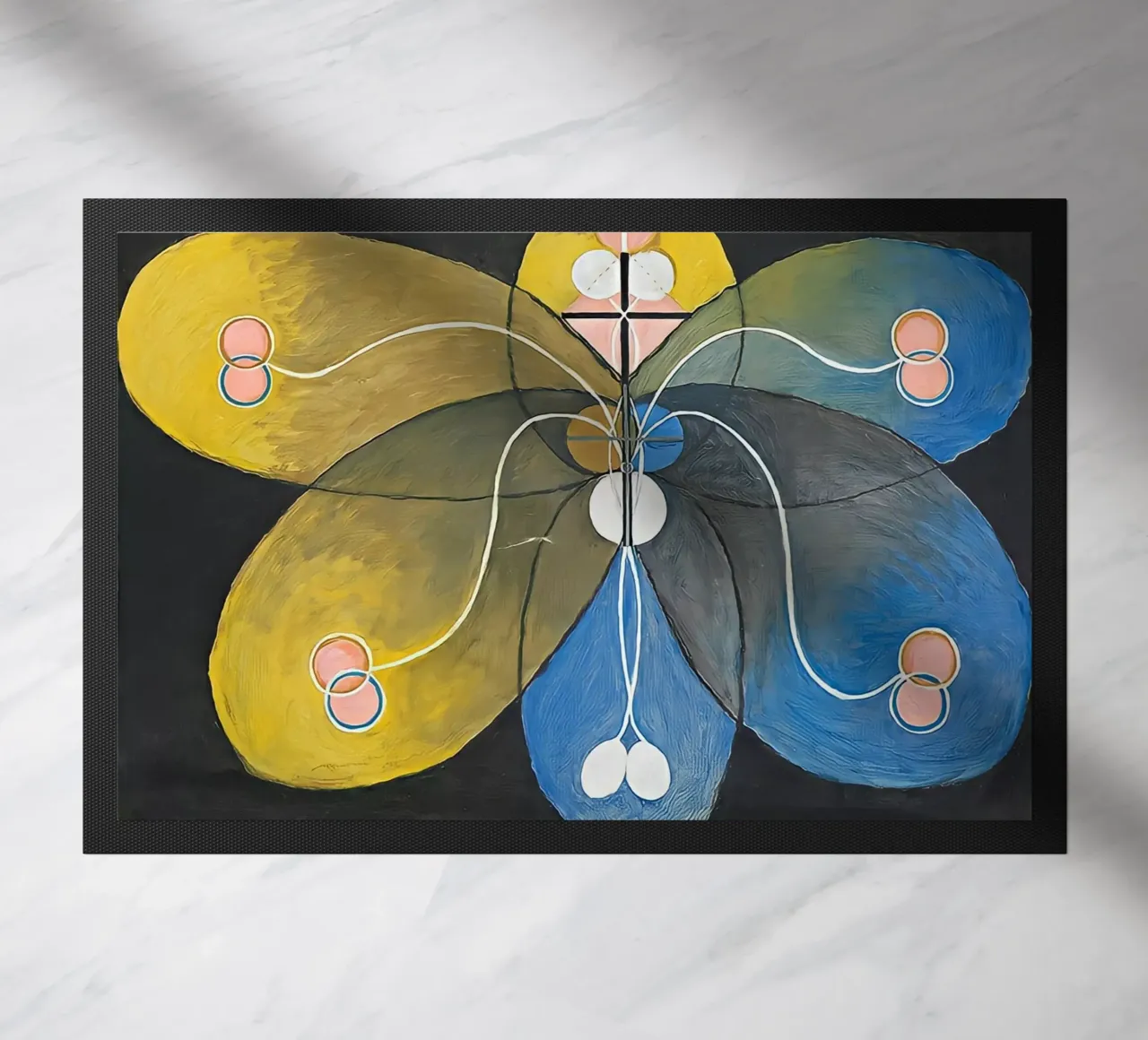 Hilma af Klint - Evoluzione n. 9 Gruppo VI zerbino da William Store