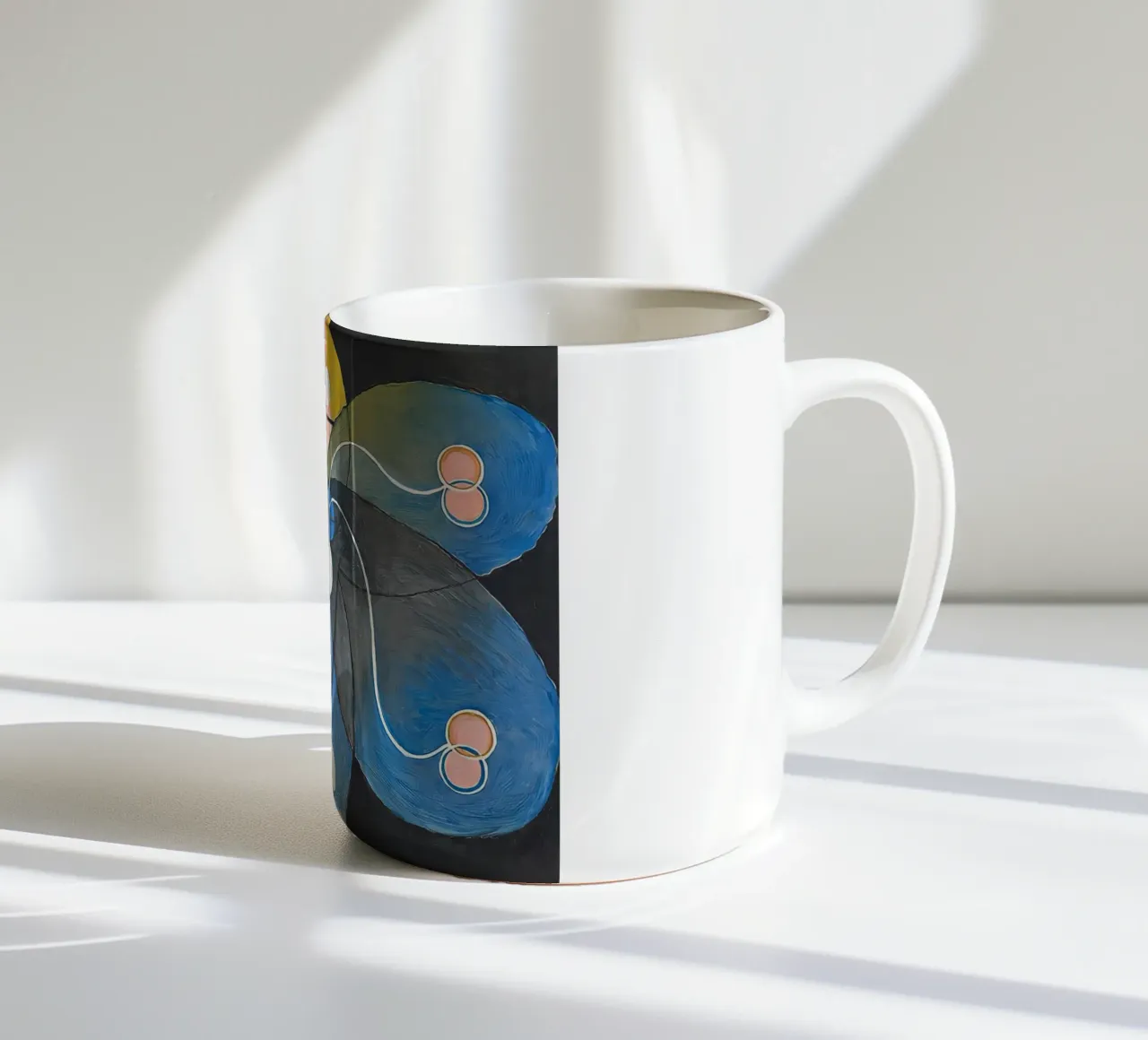 Hilma af Klint - Evoluzione n. 9 Gruppo VI tazza in ceramica da William Store