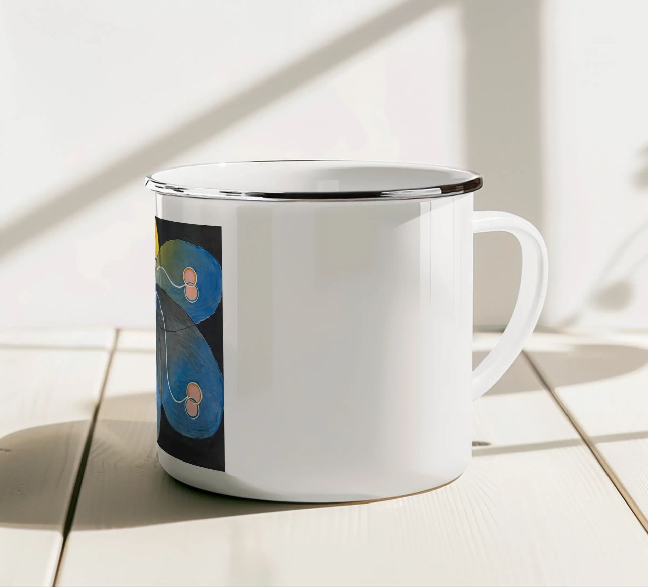 Hilma af Klint - Evoluzione n. 9 Gruppo VI tazza in smalto da William Store