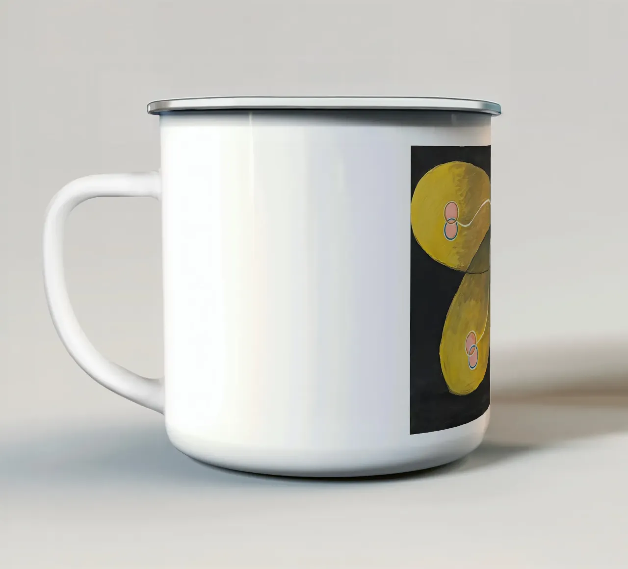 Hilma af Klint - Evolution n° 9 Groupe VI mug en émail de William Store
