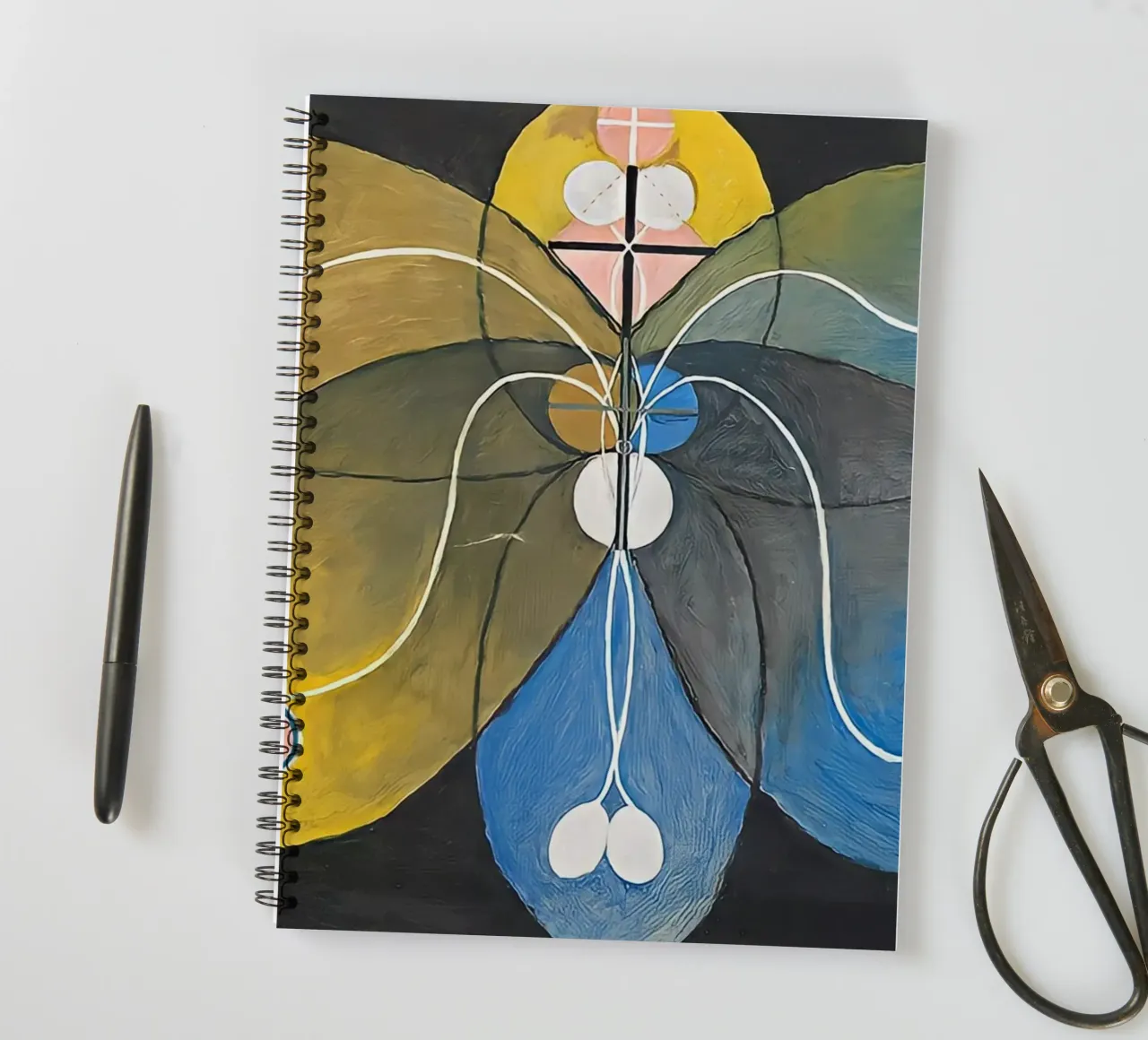 Hilma af Klint - Evolution n° 9 Groupe VI carnet à spirale de William Store