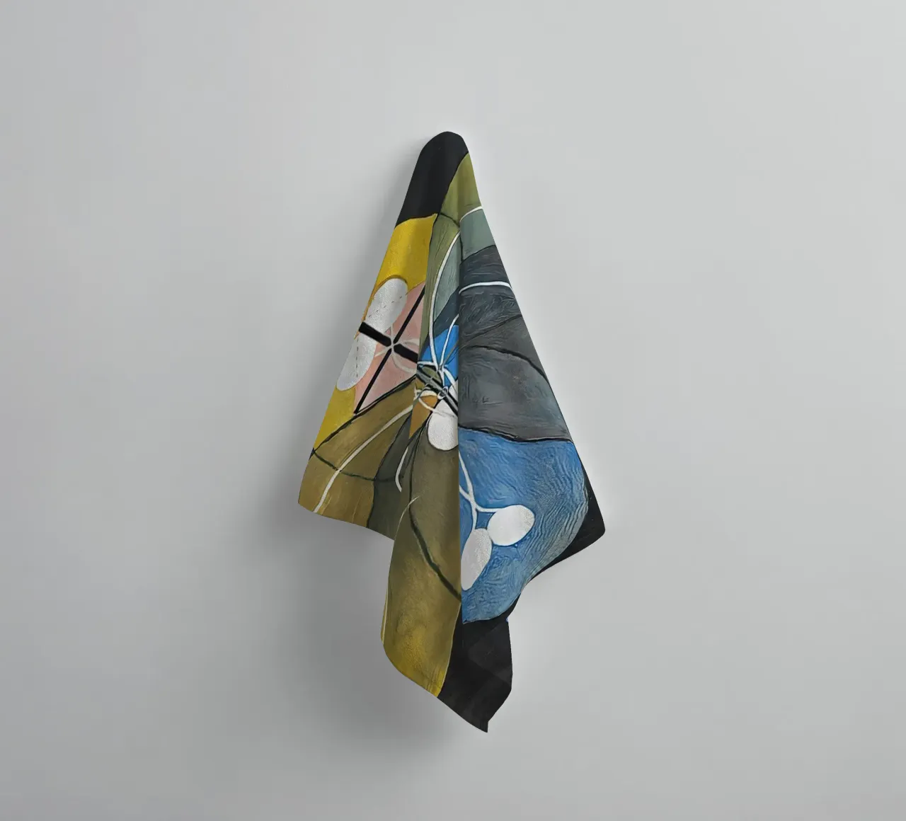 Hilma af Klint - Evolution n° 9 Groupe VI serviette de bain de William Store