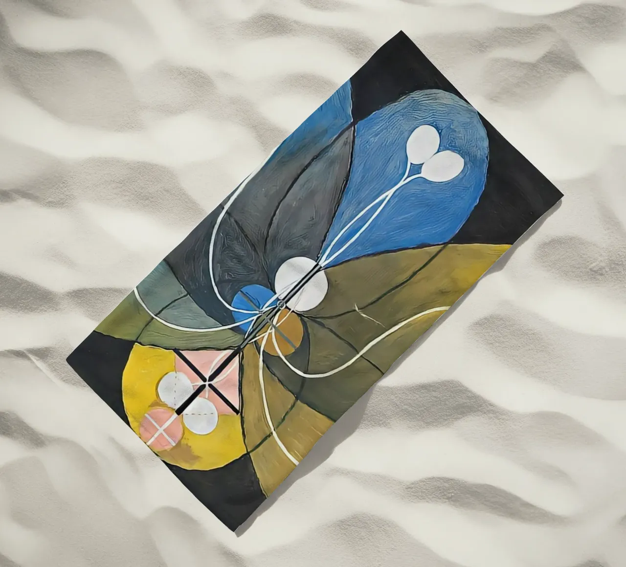 Hilma af Klint - Evoluzione n. 9 Gruppo VI telo mare da William Store
