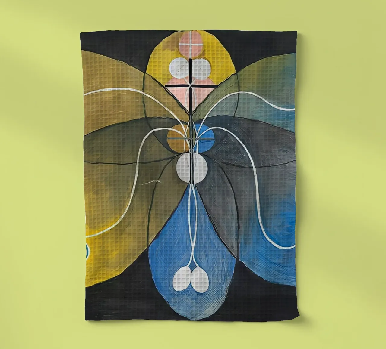 Hilma af Klint - Evolution n° 9 Groupe VI torchon de William Store