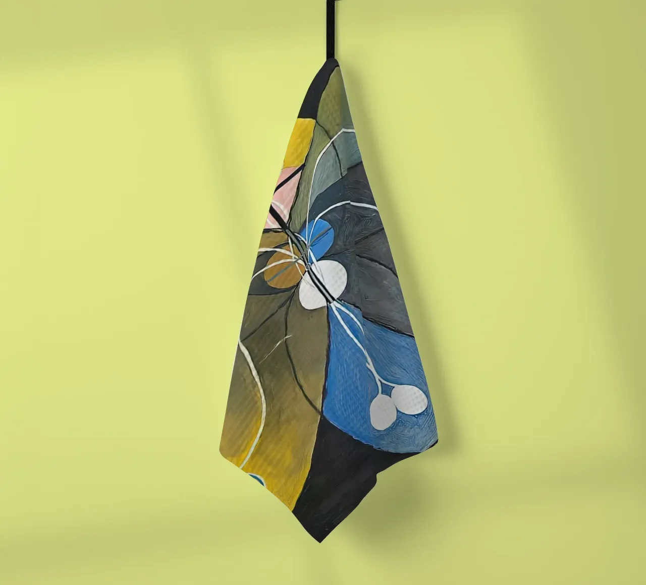 Hilma af Klint - Evolution n° 9 Groupe VI torchon de William Store
