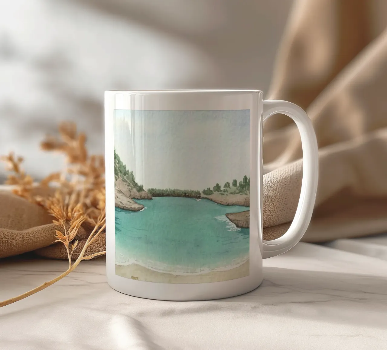 The cala tazza in ceramica da Rita's crafty corner