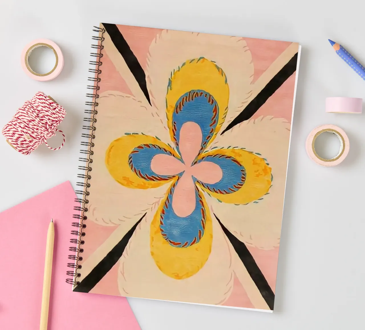 Hilma Af Klint - Group VII Series US No 7 spiral notebook by William Store