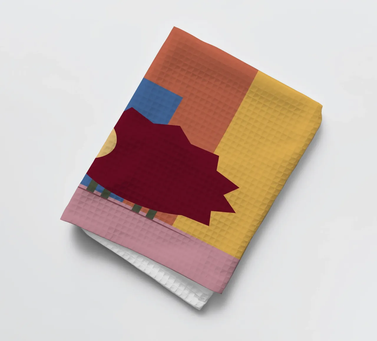 Geometrischer Igel – Bauhaus inspiriert canovaccio da cucina da DARIA IVANOVNA