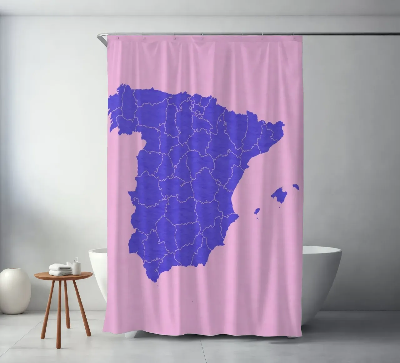 Spain Minimal Map tenda da doccia da Attaboy Dsgn