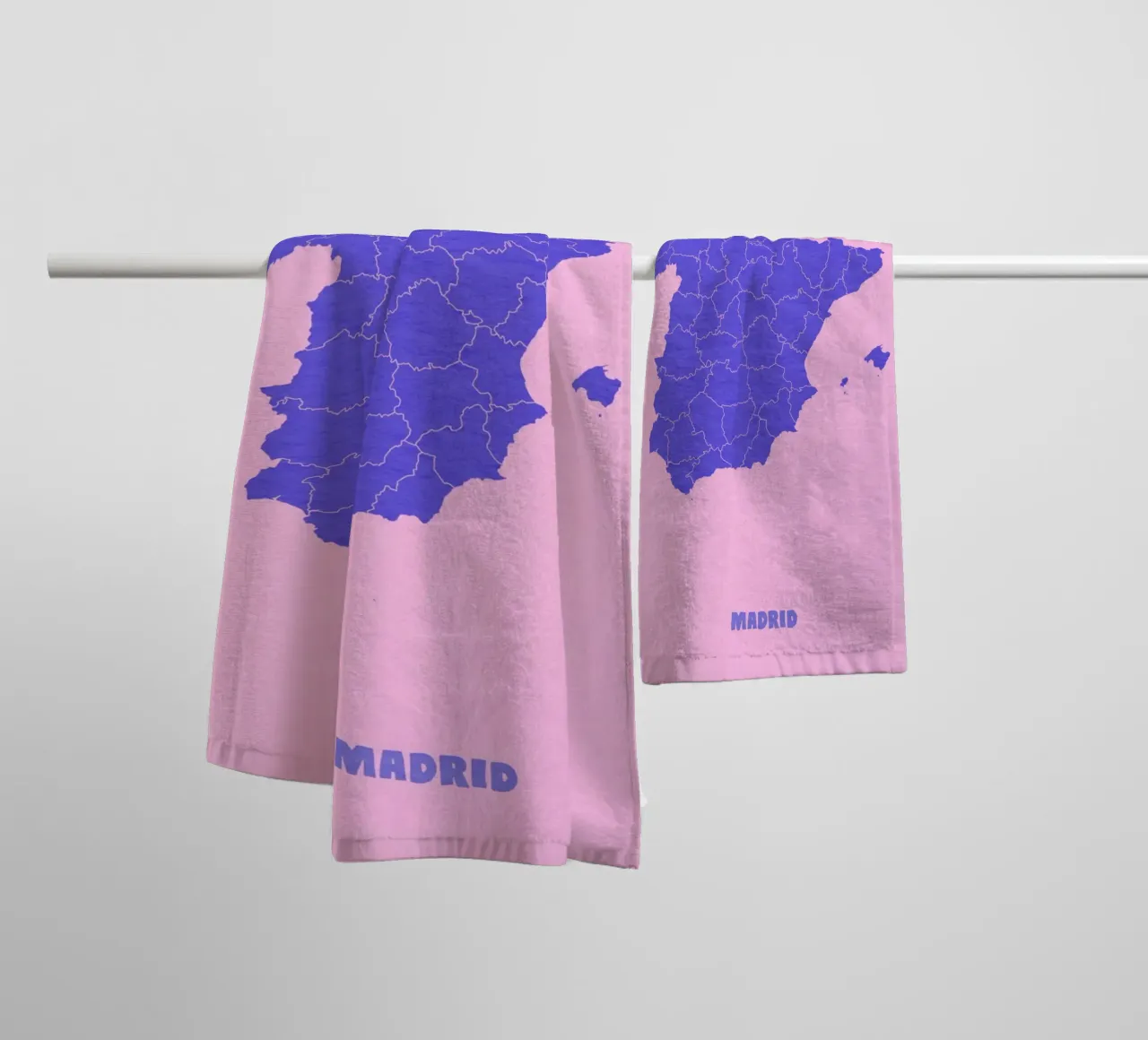 Spain Minimal Map asciugamano da bagno da Attaboy Dsgn