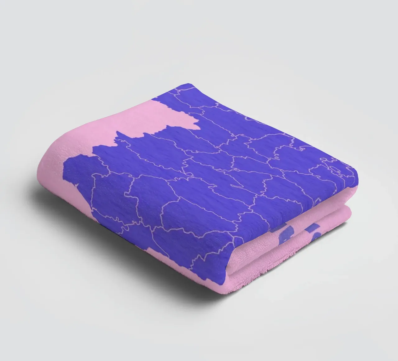 Spain Minimal Map asciugamano da bagno da Attaboy Dsgn
