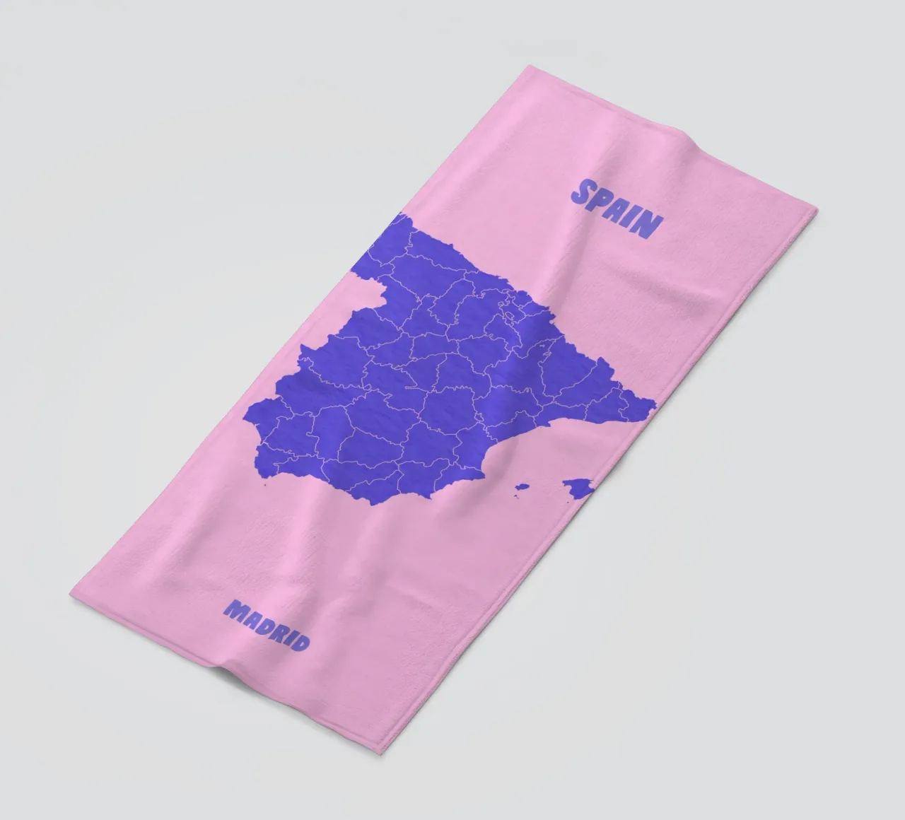 Spain Minimal Map telo mare da Attaboy Dsgn