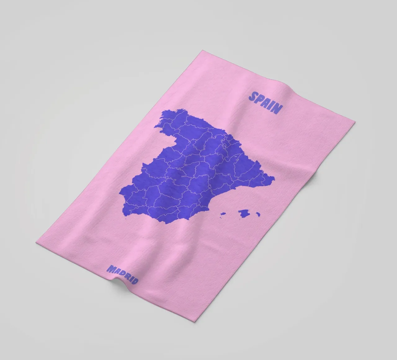 Spain Minimal Map telo mare da Attaboy Dsgn