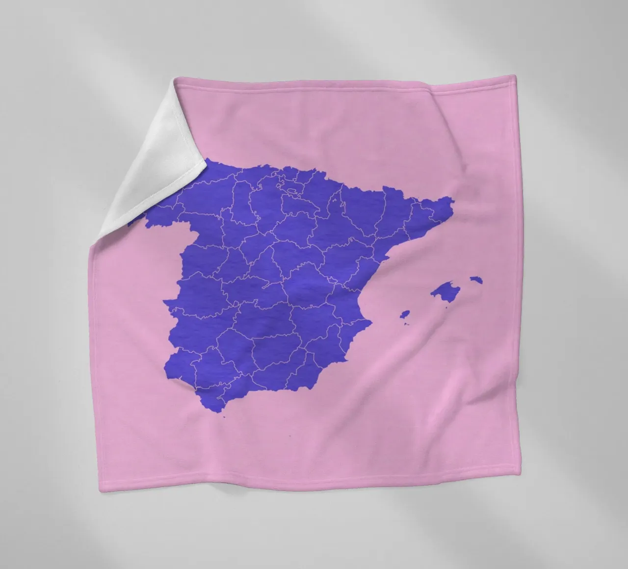 Spain Minimal Map coperta in pile da Attaboy Dsgn