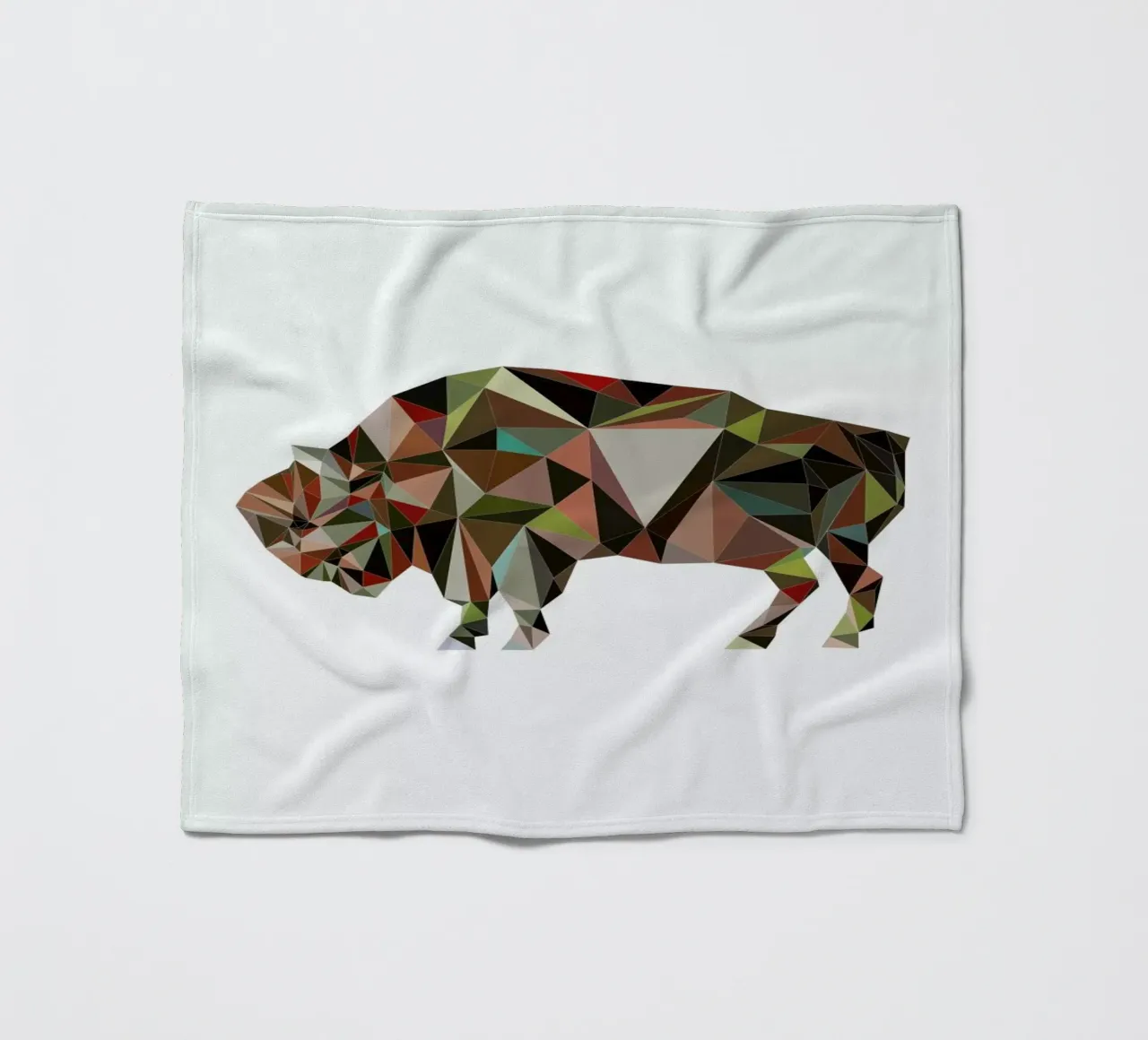 A.Bison fleecedeken van Swen Swensøn