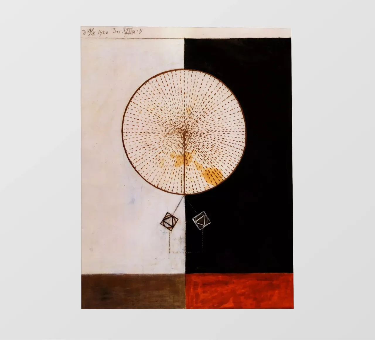 Hilma af Klint - Serie VII n. 5, 1920 telo in pvc da William Store