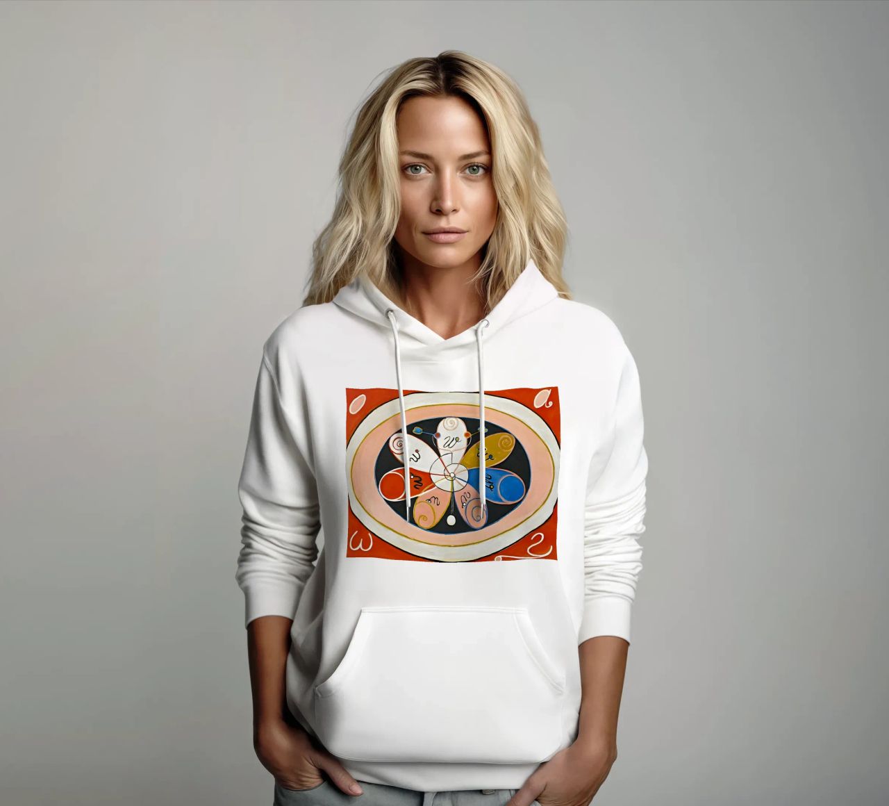 Hilma af Klint - Evoluzione n. 15 Gruppo IV felpa con cappuccio da William Store