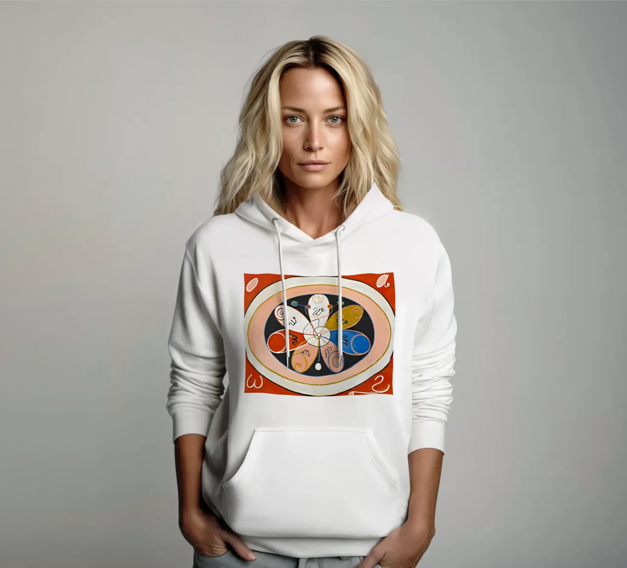 Hilma af Klint - Evoluzione n. 15 Gruppo IV felpa con cappuccio da William Store