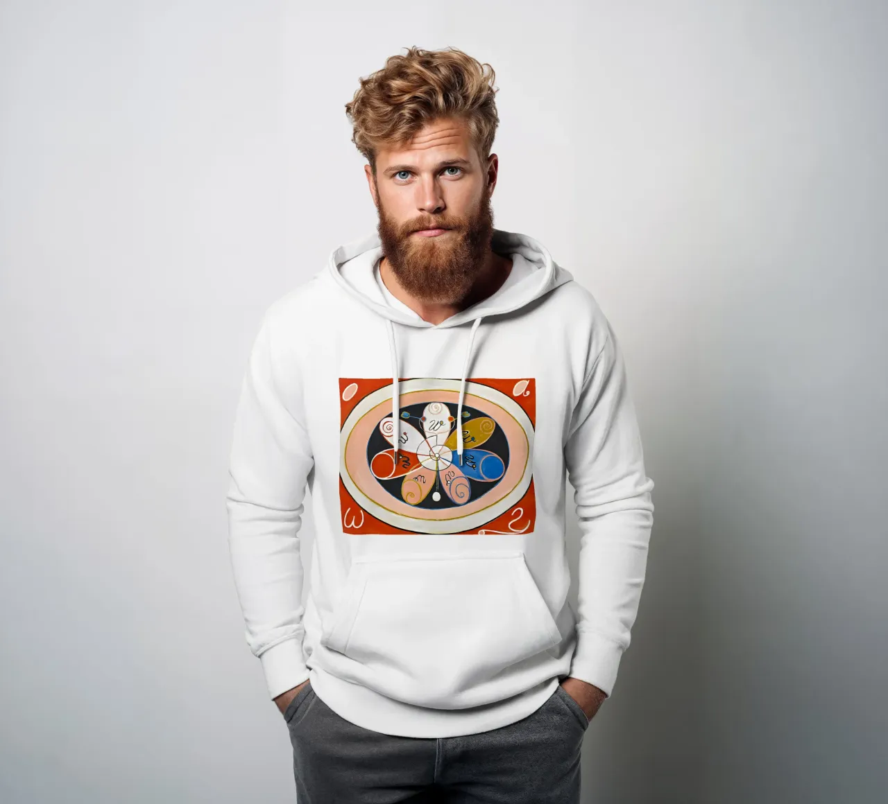 Hilma af Klint - Evoluzione n. 15 Gruppo IV felpa con cappuccio da William Store