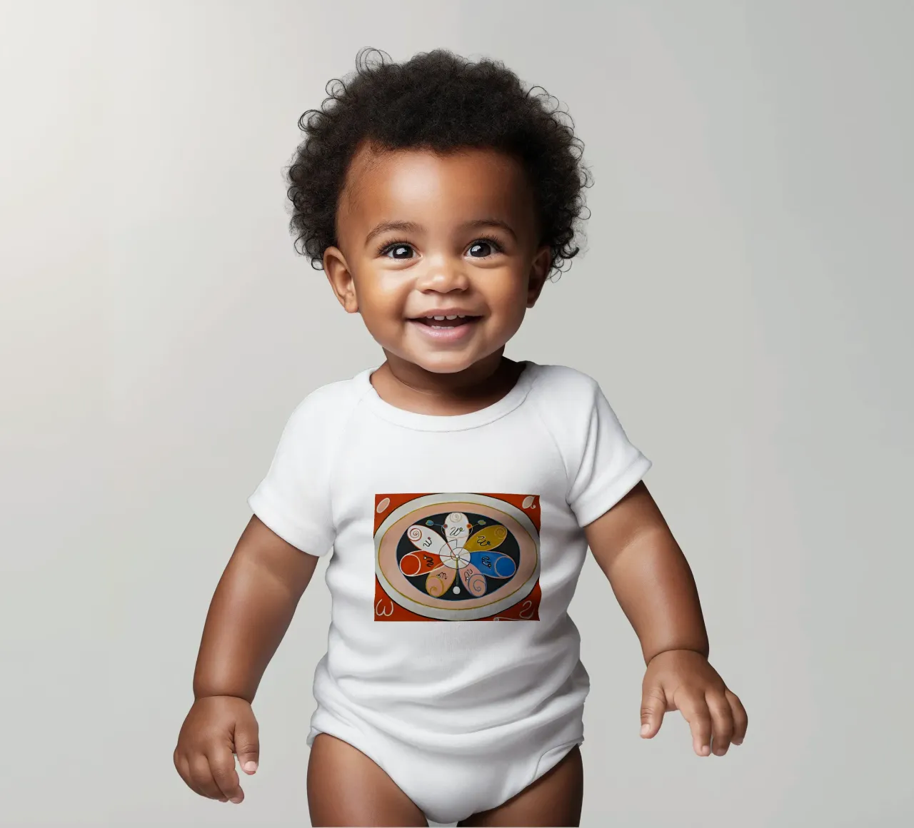 Hilma af Klint - Evolution n° 15 Groupe IV body bébé de William Store