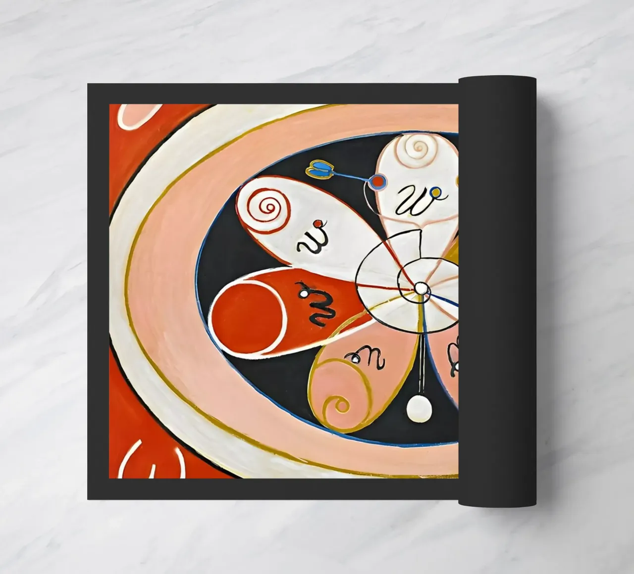 Hilma af Klint - Evolution n° 15 Groupe IV paillasson de William Store
