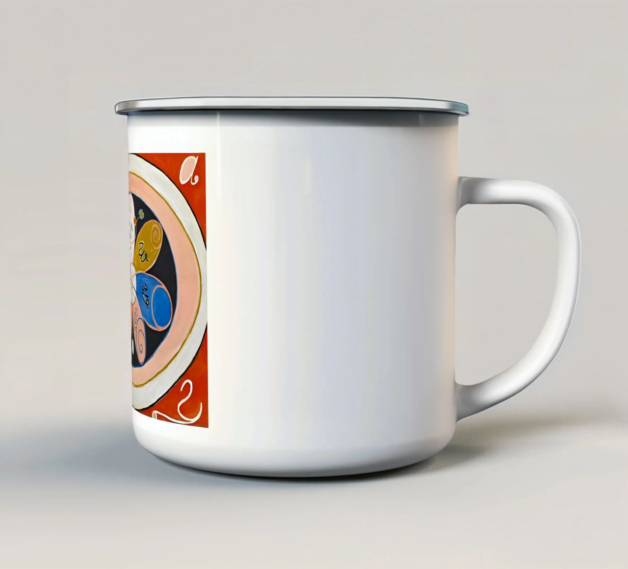 Hilma af Klint - Evoluzione n. 15 Gruppo IV tazza in smalto da William Store