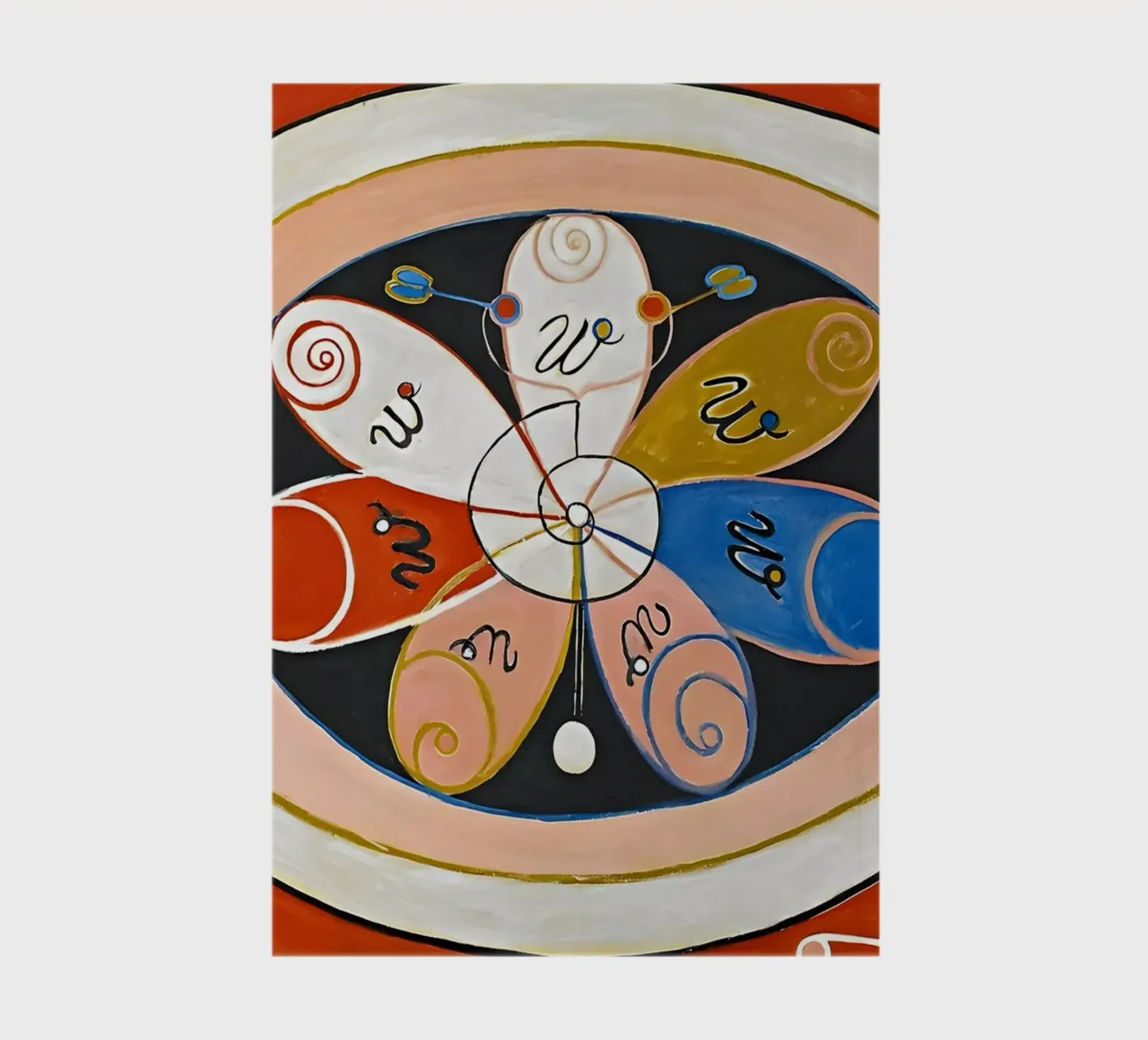 Hilma af Klint - Evolution n° 15 Groupe IV carnet de notes de William Store