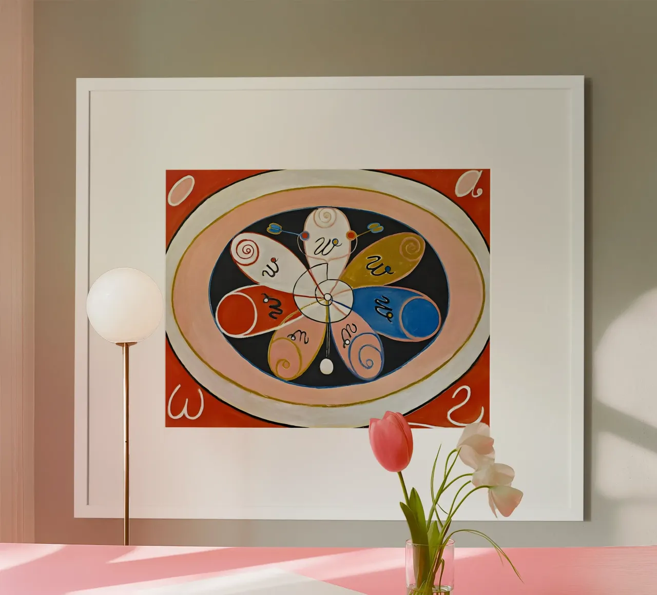 Hilma af Klint - Evolution n° 15 Groupe IV poster avec cadre en aluminium de William Store