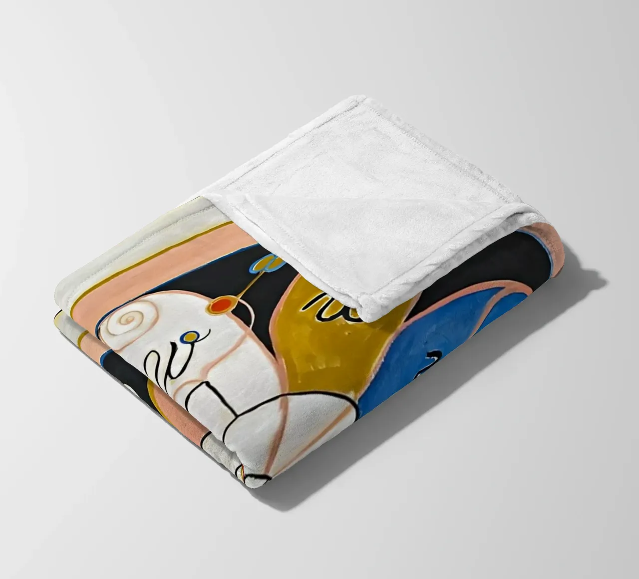 Hilma af Klint - Evoluzione n. 15 Gruppo IV coperta in pile da William Store