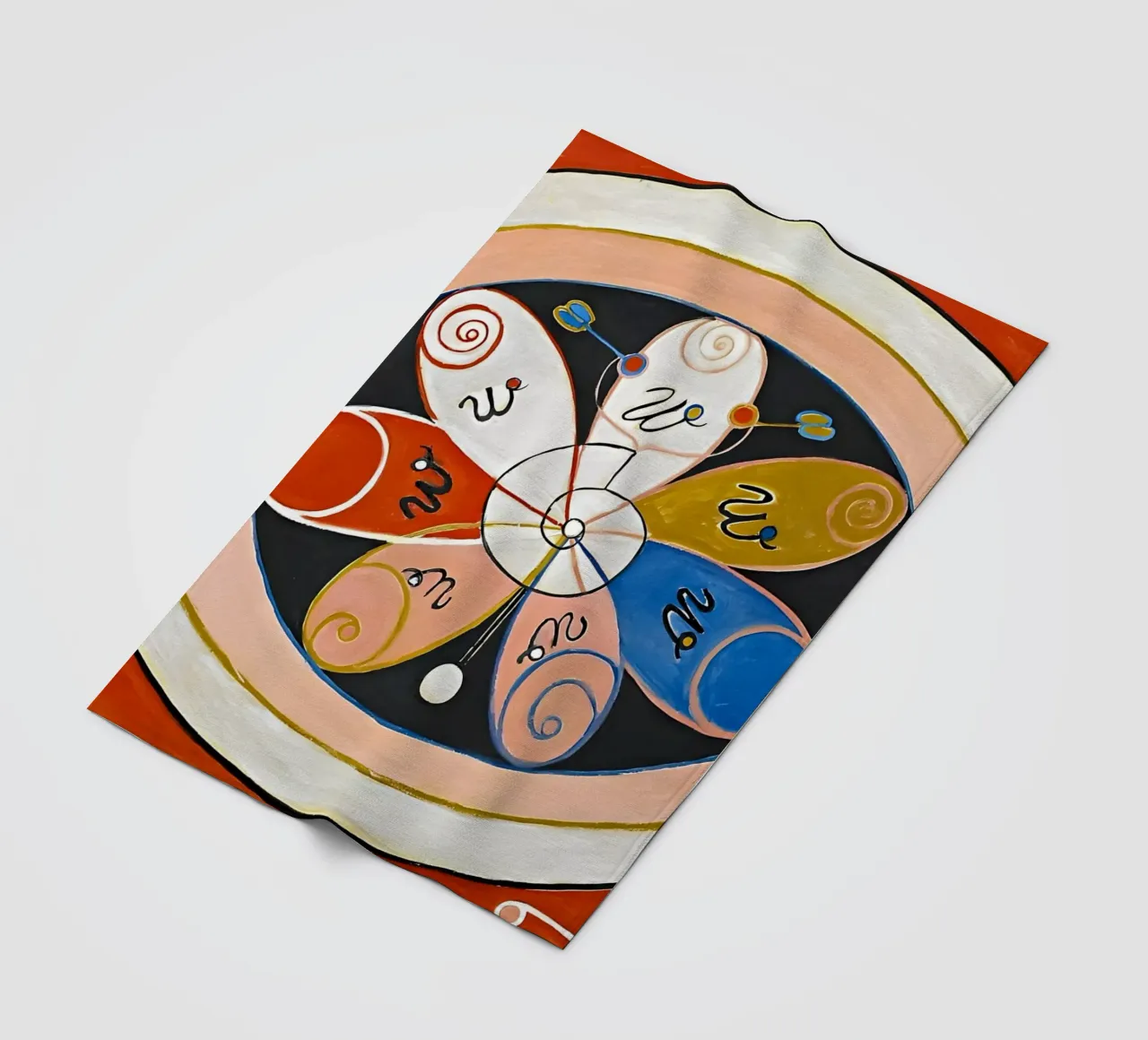 Hilma af Klint - Evoluzione n. 15 Gruppo IV coperta in pile da William Store