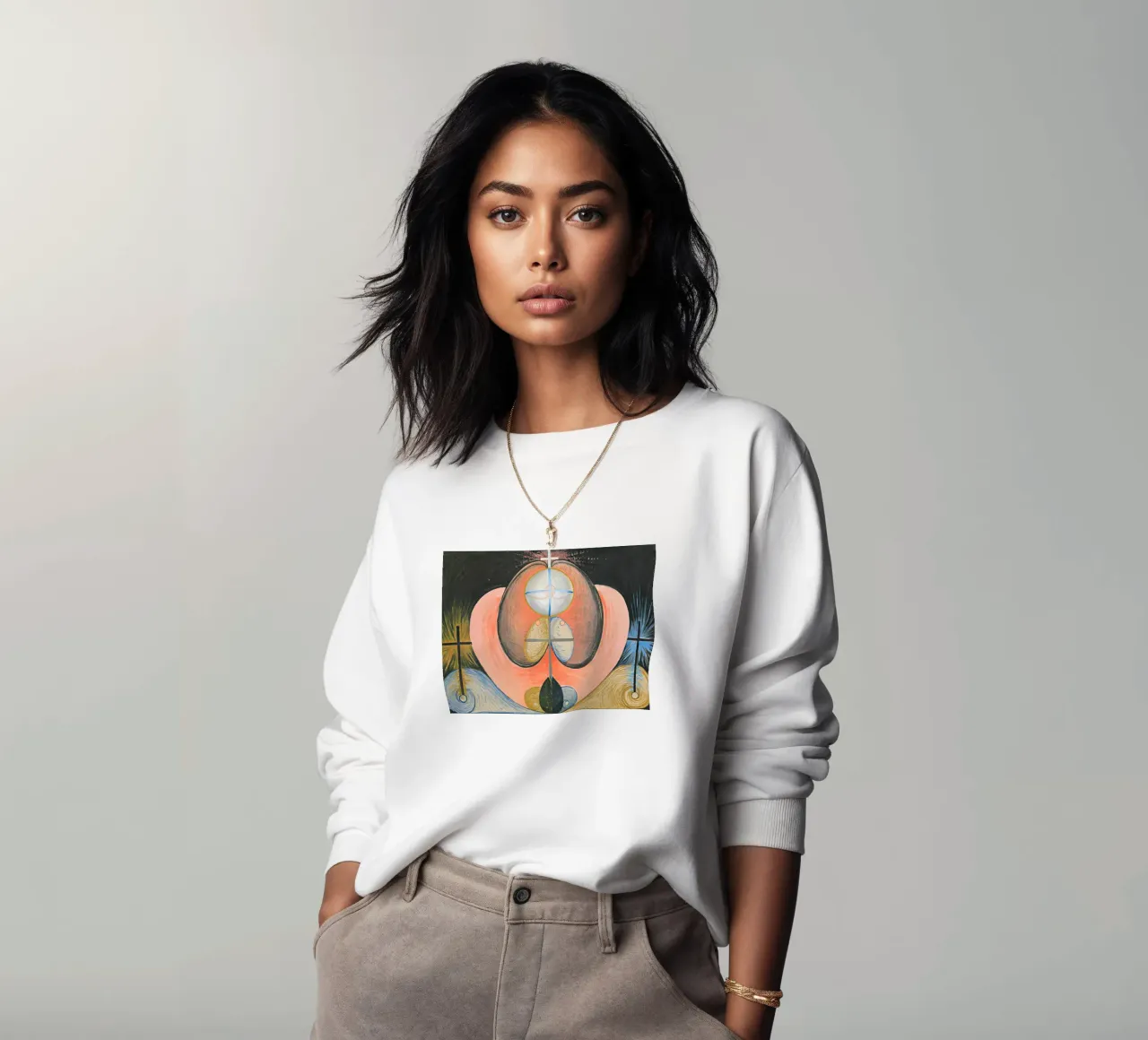 Hilma Af Klint - The Evolution No. 10 sweatshirt by William Store