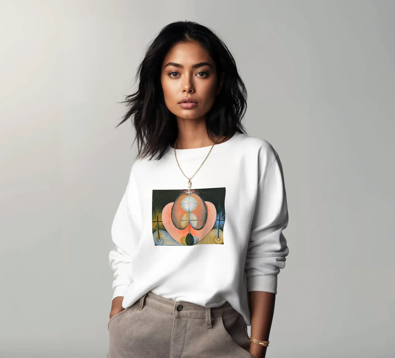 Hilma Af Klint - L'evoluzione n. 10 felpa da William Store