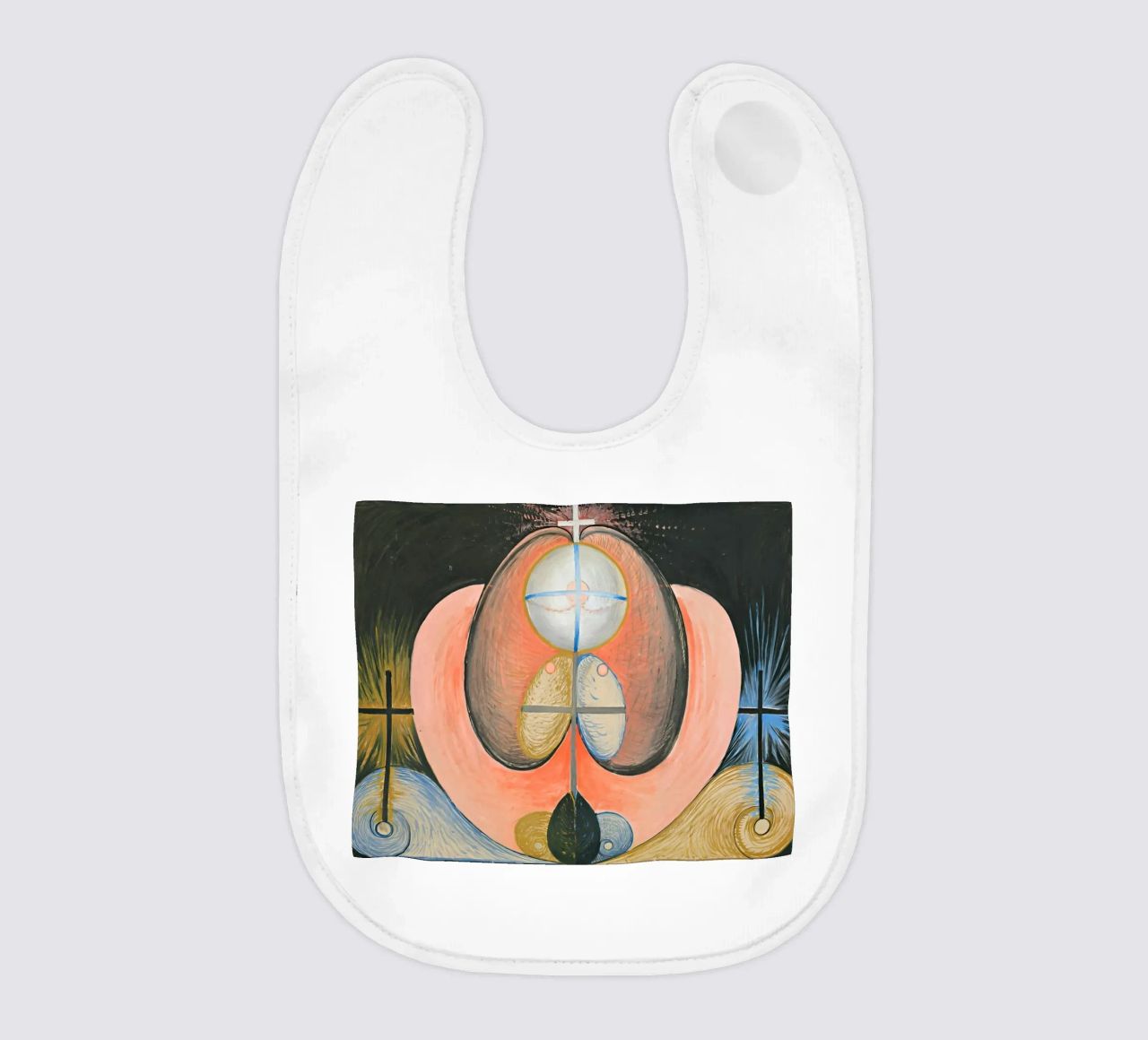 Hilma Af Klint - L'evoluzione n. 10 bavaglino da William Store