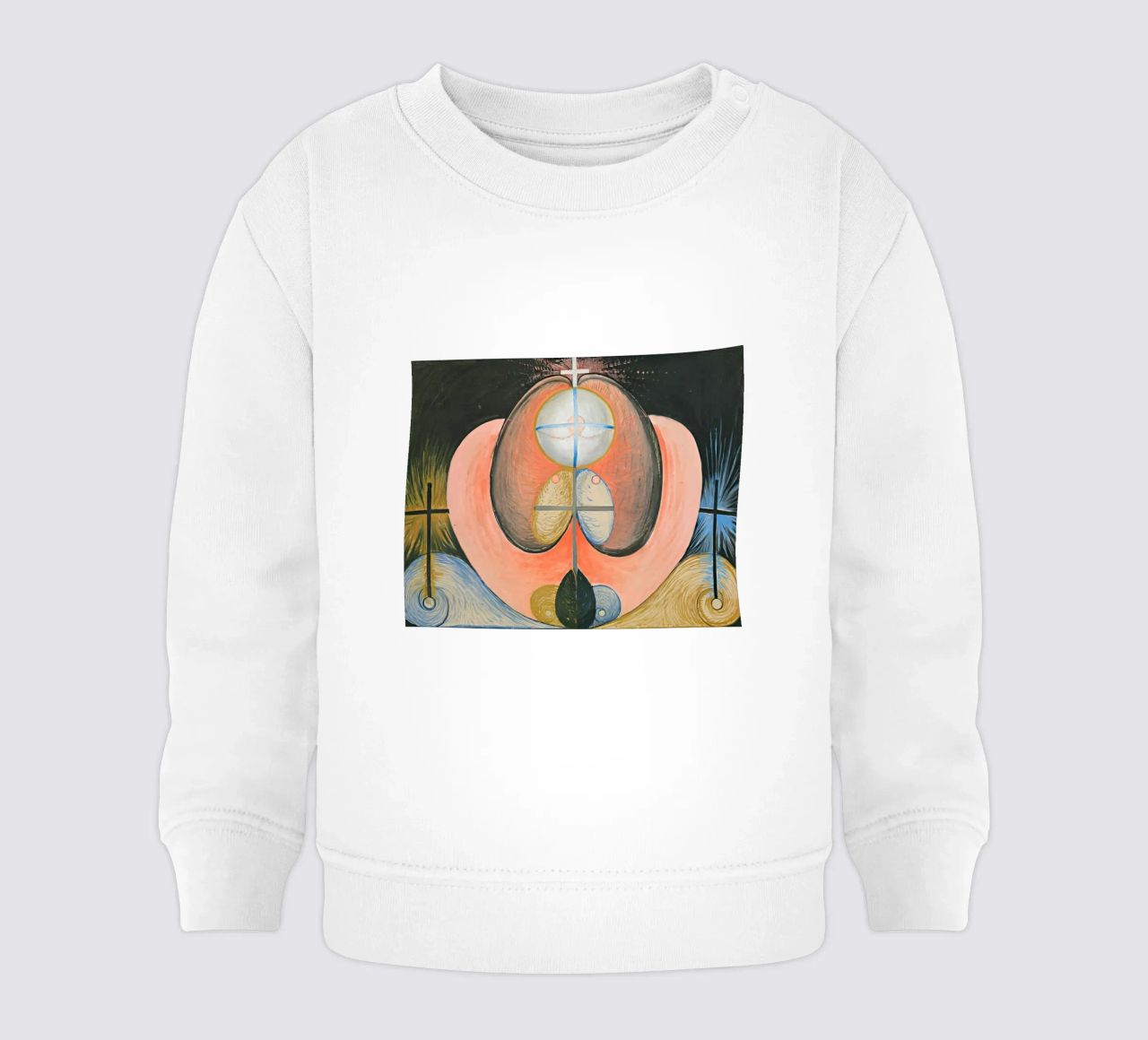 Hilma Af Klint - L'evoluzione n. 10 felpa neonato da William Store