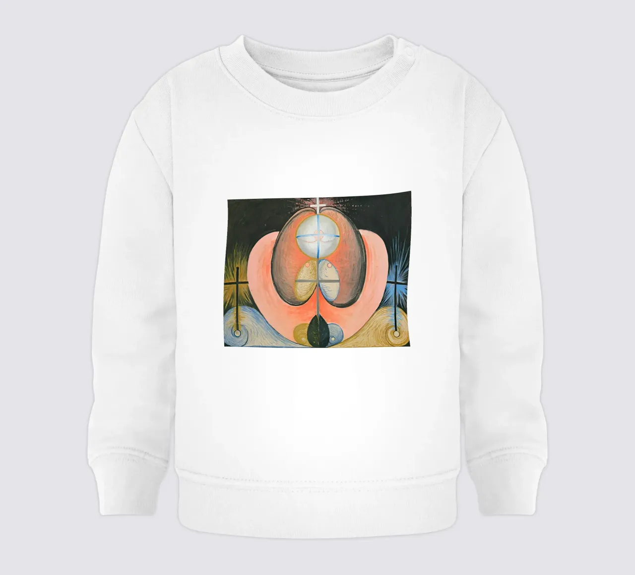 Hilma Af Klint - Die Entwicklung Nr. 10 Baby Sweatshirt von William Store