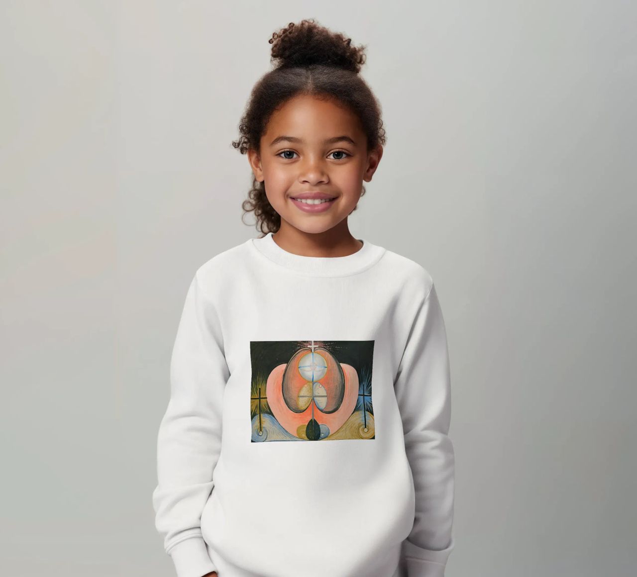 Hilma Af Klint - L'evoluzione n. 10 felpa bambino da William Store