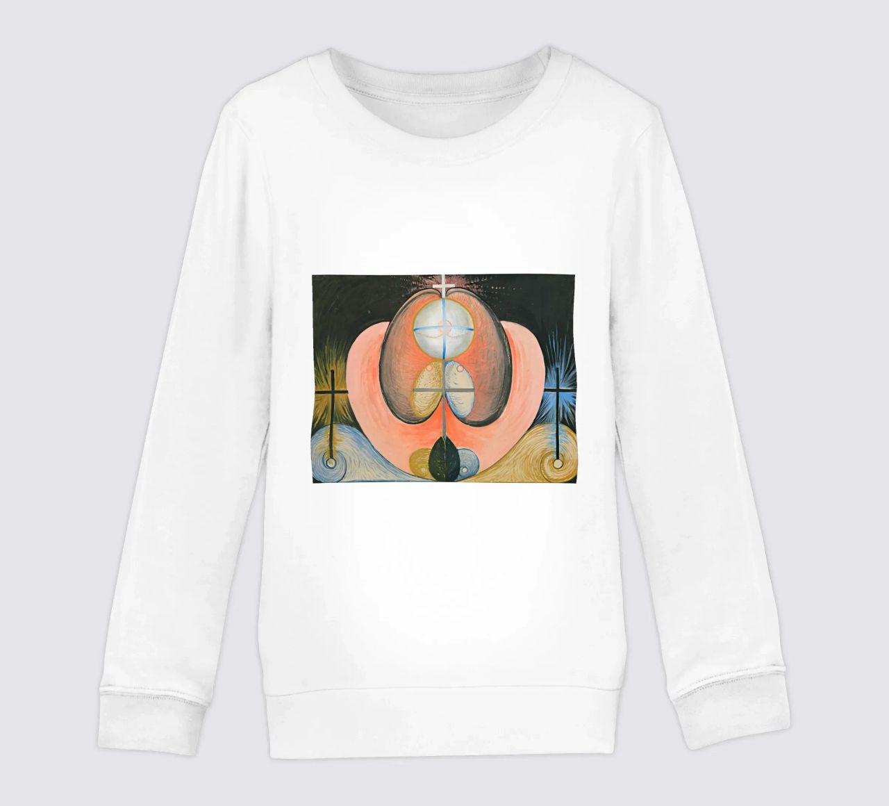 Hilma Af Klint - L'evoluzione n. 10 felpa bambino da William Store